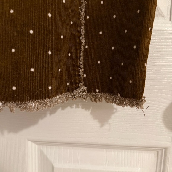 Forever 21 Polka Dot Print Corduroy Mini Dress Medium - Picture 7 of 7